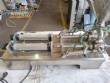 Stainless steel benchtop filling machine for liquids and viscous products