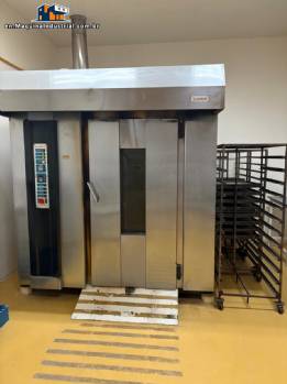Leyuan stainless steel gas rotary oven, 1 trolley.