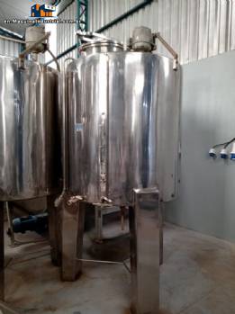 Stainless steel tank 1.500 L