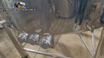 Hermetic reactor jacketed tank in 316 stainless 2.800 L