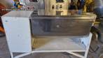 Horizontal paddle mixer in stainless steel, 200 liters, 2 HP.