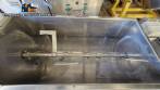 Horizontal paddle mixer in stainless steel, 200 liters, 2 HP.