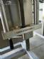 Labeling machine for dropper bottles with double printhead transparent stainless steel label