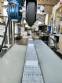 Labeling machine for dropper bottles with double printhead transparent stainless steel label