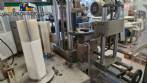 Automatic stainless steel labeling machine with two heads for Narita self-adhesive labels