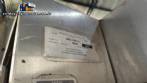 Programmable turbo oven in stainless steel, gas-powered.