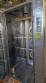 Programmable turbo oven in stainless steel, gas-powered.