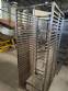 Programmable turbo oven in stainless steel, gas-powered.