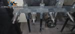 Linear filling machine with 6 pistons filling system