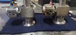 Linear filling machine with 6 pistons filling system