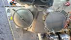 Stainless steel 304L jacketed mixing reactor tank, 5,000 liters, year 2020, Plurinox