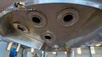 Stainless steel 304L jacketed mixing reactor tank, 5,000 liters, year 2020, Plurinox