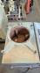 Stainless steel chocolate tempering machine with vibrating table, 100 kg/h, Hebleimar