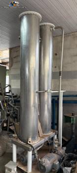 Carbonator 2 columns for carbonated beverages, beers, Metal�rgica Metalbras, 6,000 liters