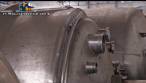 Sanitary stainless steel mixing tank with spray ball