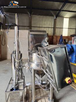 90 kg stainless steel jacketed food homogenizer processor