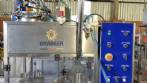 Stainless steel filling machine for beer liquids in Brabeer bottles