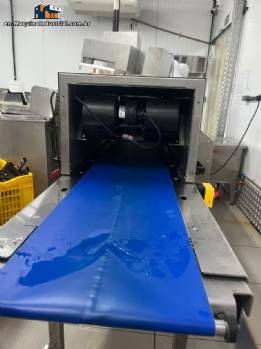 Cooling tunnel with coating machine and chocolate melting tank AFJ 2024 Cooling tunnel with coating machine and chocolate melting tank AFJ 2024