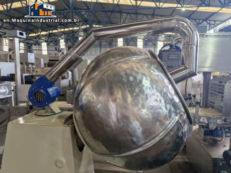 Incapri 100 kg stainless steel bowl dragee Incapri 100 kg stainless steel bowl dragee